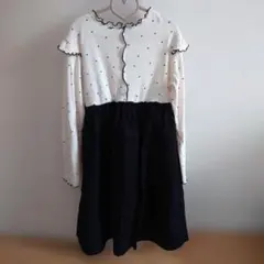 après les cours ハート柄ワンピース 140cm