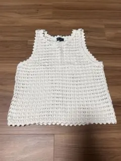 GAP ノースリーブ ニット ホワイト XS