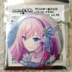 巡音ルカ　プロセカ　グリッター　缶バッジ　3B 4B グリ缶 イベントイラスト