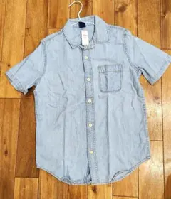 GAP 半袖デニムシャツ L (10) 140cm