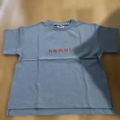 BREEZE キッズ Tシャツ nemui刺繍 グレー 100cmのサムネイル