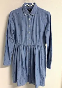 ラルフローレン　Ralph Lauren デニムシャツワンピース　14歳