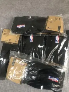NIKE NBA クルーソックス Lサイズ（EUR42-46）ブラック4足セット