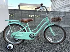 直接引取り限定】すみっコぐらし 自転車 18インチ スタンド、ライト