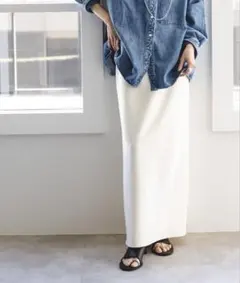 2025年最新】noble ジャージーライクカラータイトスカートの人気