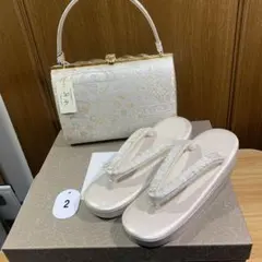 【値下げしました】和装用草履バック⭐︎新品未使用品 Sサイズ 草履バッグセット zb-001 日本製 成人式 振袖 西陣織