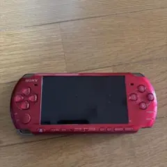 PSP 本体 レッド UMDディスク2枚付き