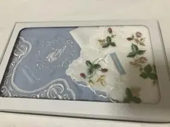 WEDGWOOD 刺繍入りハンカチ 2枚セット