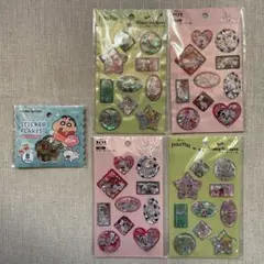 あ*様 101匹わんちゃん　ティンカーベル　クレヨンしんちゃん　ウォーターシール