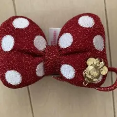 ディズニー　ミニー　リボン　ヘアゴム