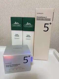 CICAクリーム・洗顔料・ビタミンCマスクセット　韓国コスメまとめ売り