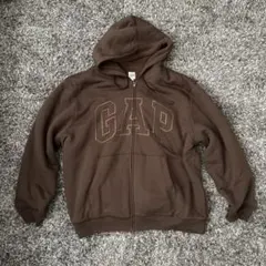 GAP ブラウン フルジップパーカー XL