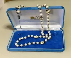 【美品】パールロングネックレス