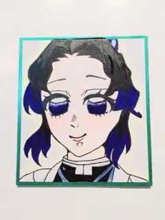 鬼滅の刃 胡蝶しのぶ 手描きイラスト