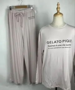 GELATO PIQUE ルームウェア セットアップ ピンク 長袖 パジャマのサムネイル