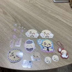 ちいかわ　ラッコ　シール　キーホルダー
