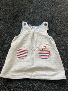 ミキハウス　冬ワンピース80センチ【美品】