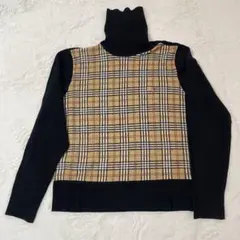 極美品 バーバリー タートルネックニット セーター ノバチェック イギリス国旗 イギリス国旗ニット[品番：GORW0009477]｜GORGE （ゴージ）の