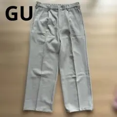 GU スラックス　ベージュ　メンズ　Mのサムネイル