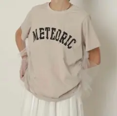 カデュネ サイドチュール ロゴ Tシャツ M カットソー 半袖 25ss 美品