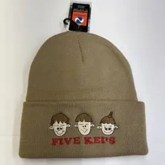 #ファイブケイズのニット帽サンドカーキです。