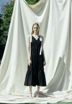 ミストレアス Bicolor Strap Camisole Dress ブラック - メルカリ