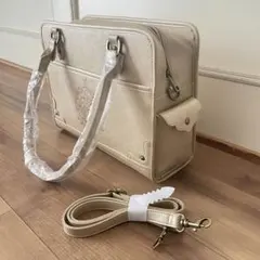 クラロリくる実 ノエル・ド・メモワール 刺繍バッグ　ゴールド