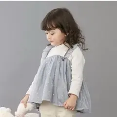 petit main キラキラドッキング　長袖T