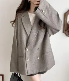 【新品】クラシカルエルフ　オーバーサイズ ダブルジャケット　Mサイズ