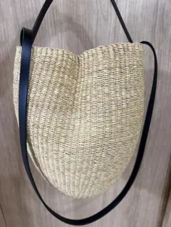 VASIC LIDO TOTE ブラック ラフィアバッグ - メルカリ