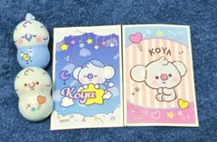 【KOYAセット】クーナッツ2種類、ステッカー2枚