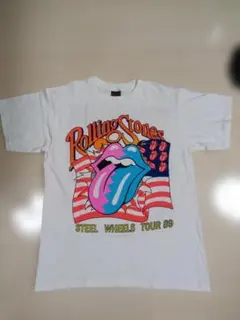 89年製 ローリングストーンズ ツアーTシャツ WILD OATS L 当時物 