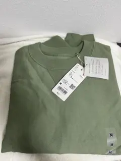 新品 ユニクロ JW ANDERSON ボクシースウェットシャツ グリーン M