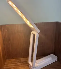 SIMPS LED デスクライト 折りたたみ式 ホワイト　本体のみ