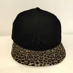 NEW ERA 9FIFTY ブラック レオパードキャップ