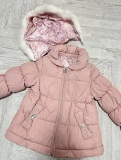 ansy FAM ピンクダウンコート 120