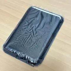 ブラックレザー カードホルダー Magsafe対応　カード3枚収納可能