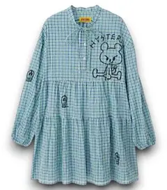 ★新品同様★ヒステリックグラマー　ティアードワンピース　落書きウサギ