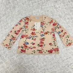 hako baby 花柄 長袖カットソー