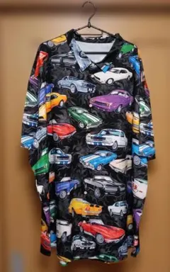 ワーゲン ビートル キャルカー クラシックカー アロハシャツ レトロ XL 