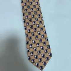 Aquascutum ネクタイ ベージュ 総柄のサムネイル
