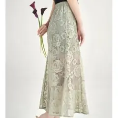 RESEXXY（リゼクシー） レースマーメイドスカート（ミントグリーン）