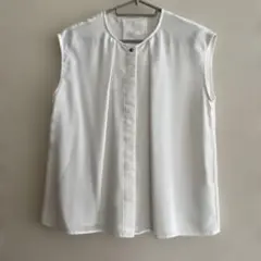 BEAMS ノースリーブブラウス Sサイズ ホワイト超 ♡美品