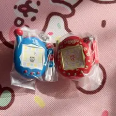 たまごっち　ミニチュアチャームコレクション3 赤いふらわっち　しましまっち