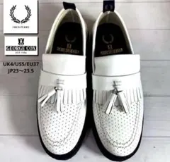 極美品⭐️FRED PERRY×GEORGE COX■キルトタッセルローファーのサムネイル