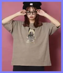 unrelaxing☆新品☆ヴィンテージ風ロックアートオーバーサイズTシャツXLのサムネイル