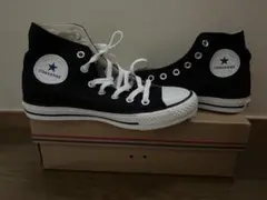 新品　CONVERSE ブラック ハイカット スニーカー　　24cm