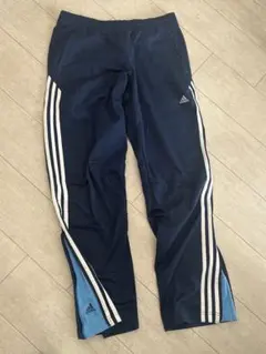 adidas ネイビー ジョガートラックパンツ　L〜XLサイズ
