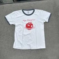 Mサイズ相当NEW YORK CITY リンガーTシャツ