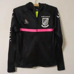 svolme フルジップジャケット ブラック/ピンク